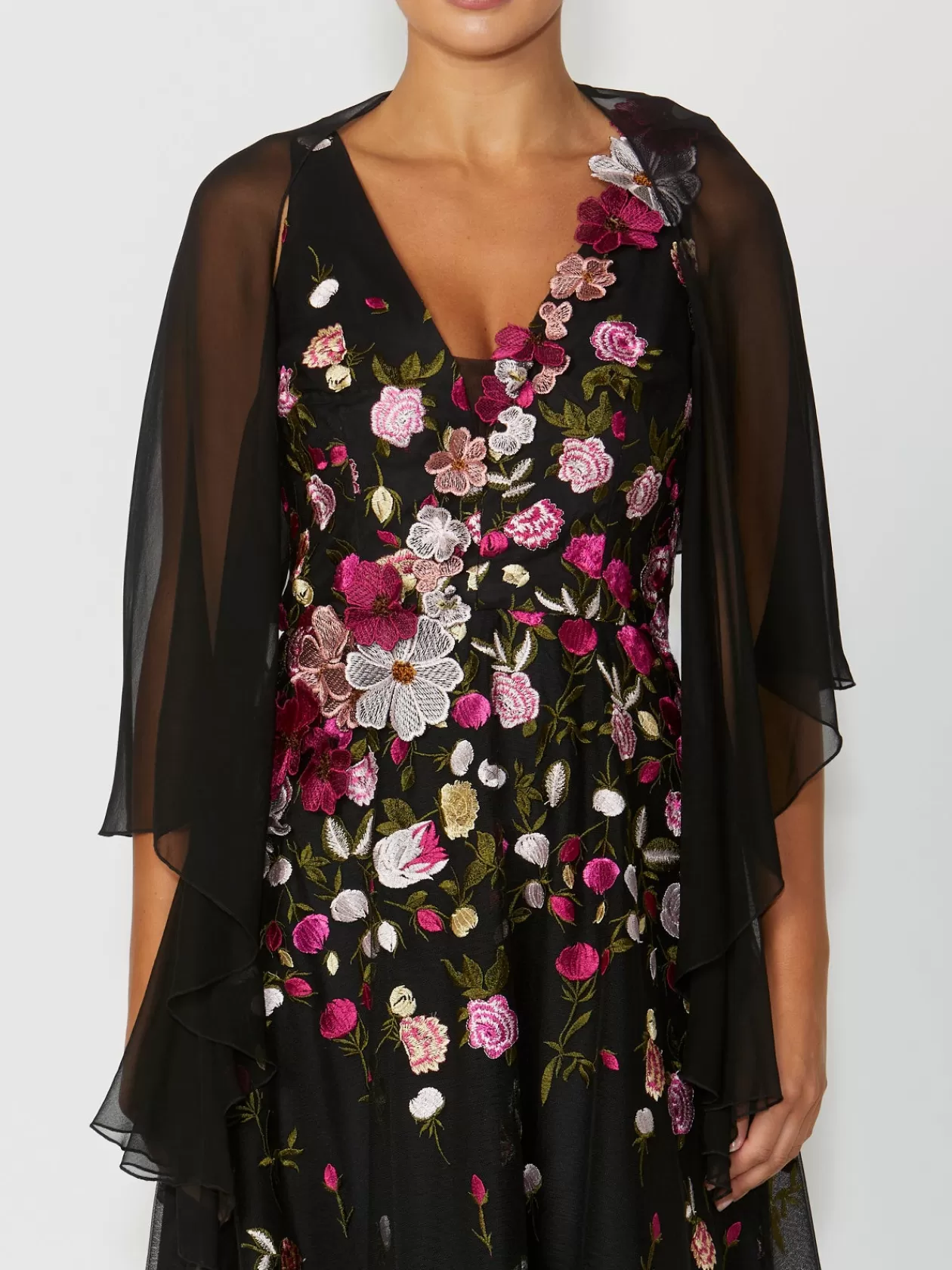 Shrugs<Anthea Crawford Silk Shrug Black