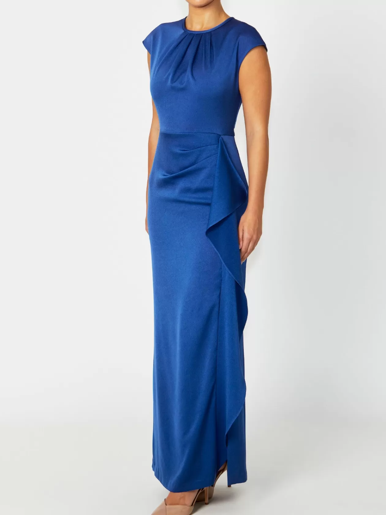 Mother Of The Bride | Floor Length Gowns<Anthea Crawford Laveria Blue Gown Royal