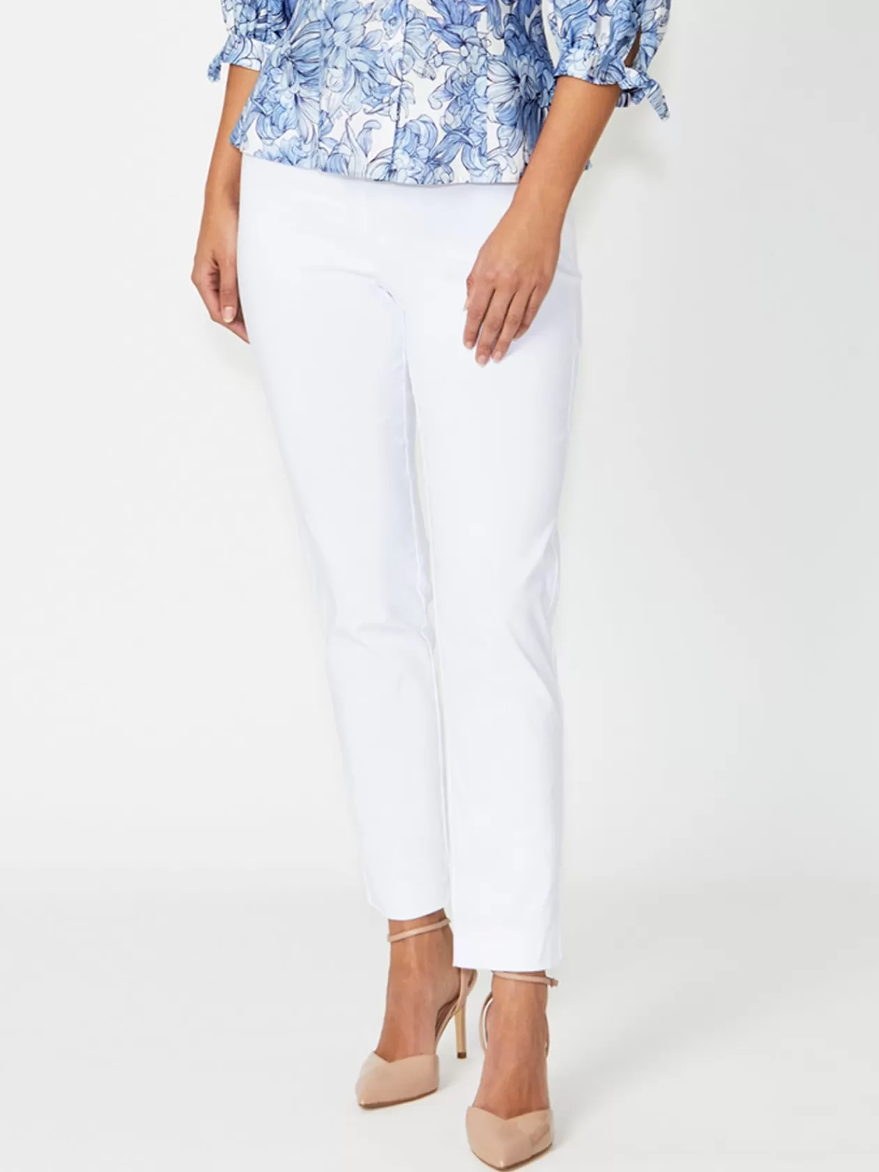 Pants<Anthea Crawford Nancy Bengaline Pant White