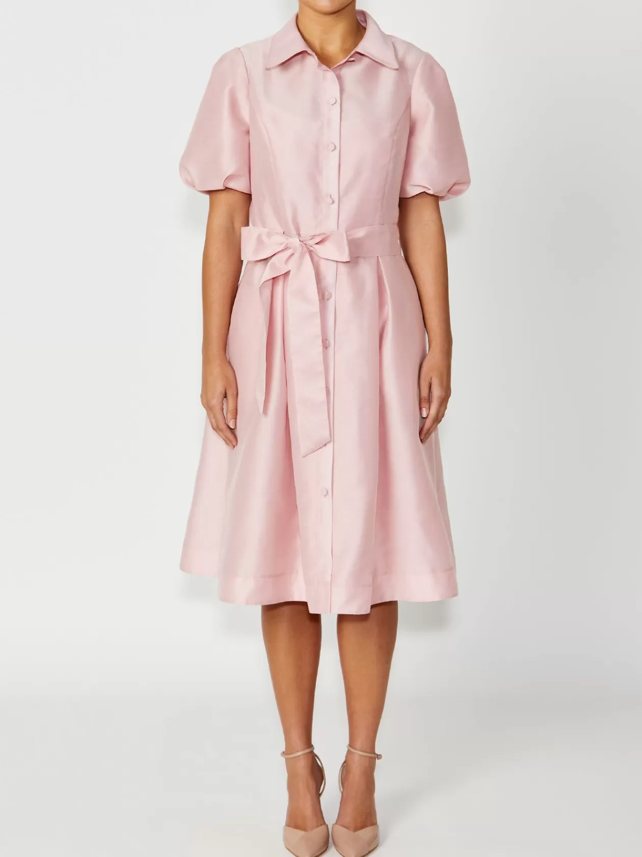 Mother Of The Bride | Event Dresses<Anthea Crawford Simone Pink Shirtdress Light pink