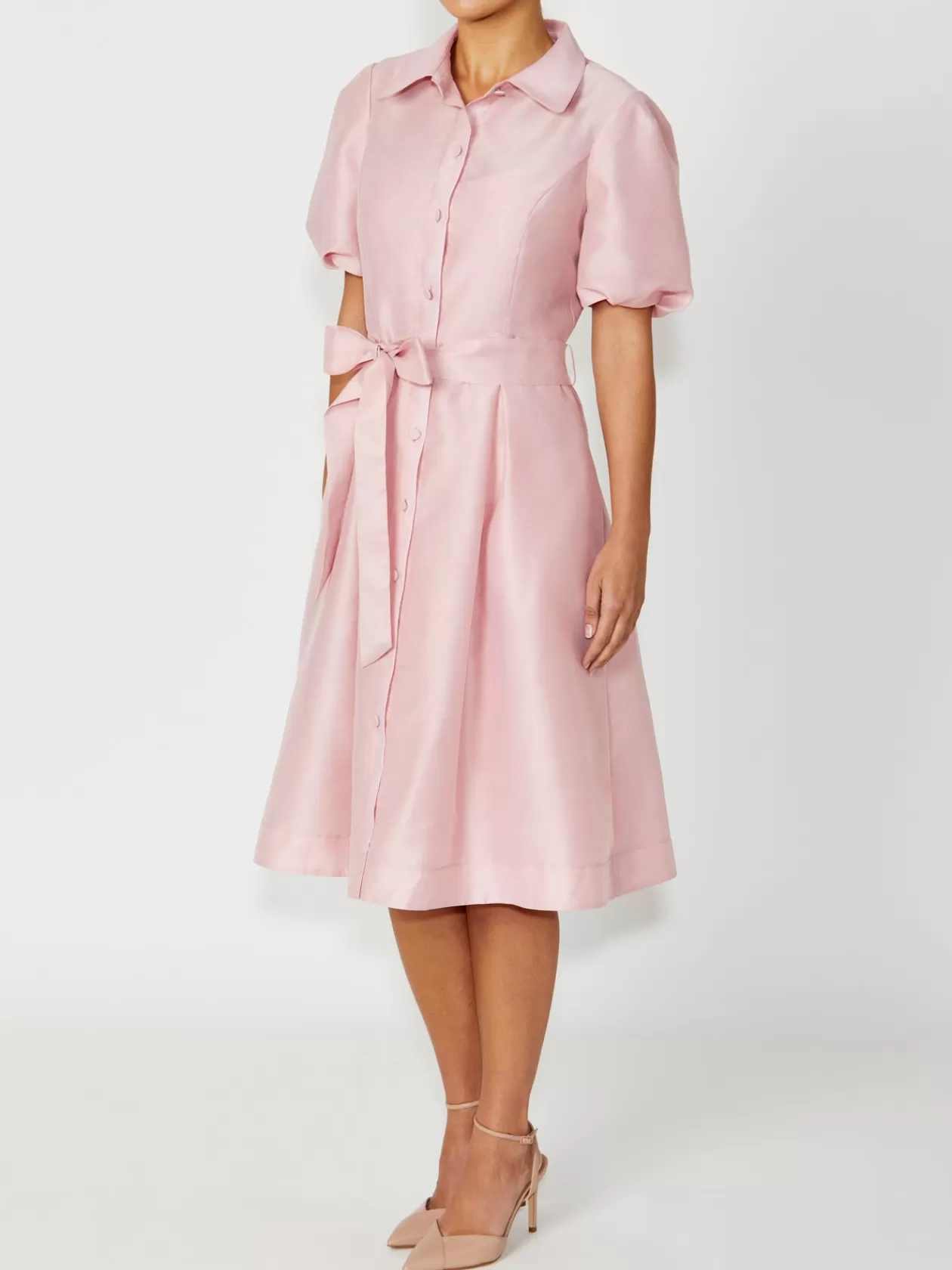 Mother Of The Bride | Event Dresses<Anthea Crawford Simone Pink Shirtdress Light pink