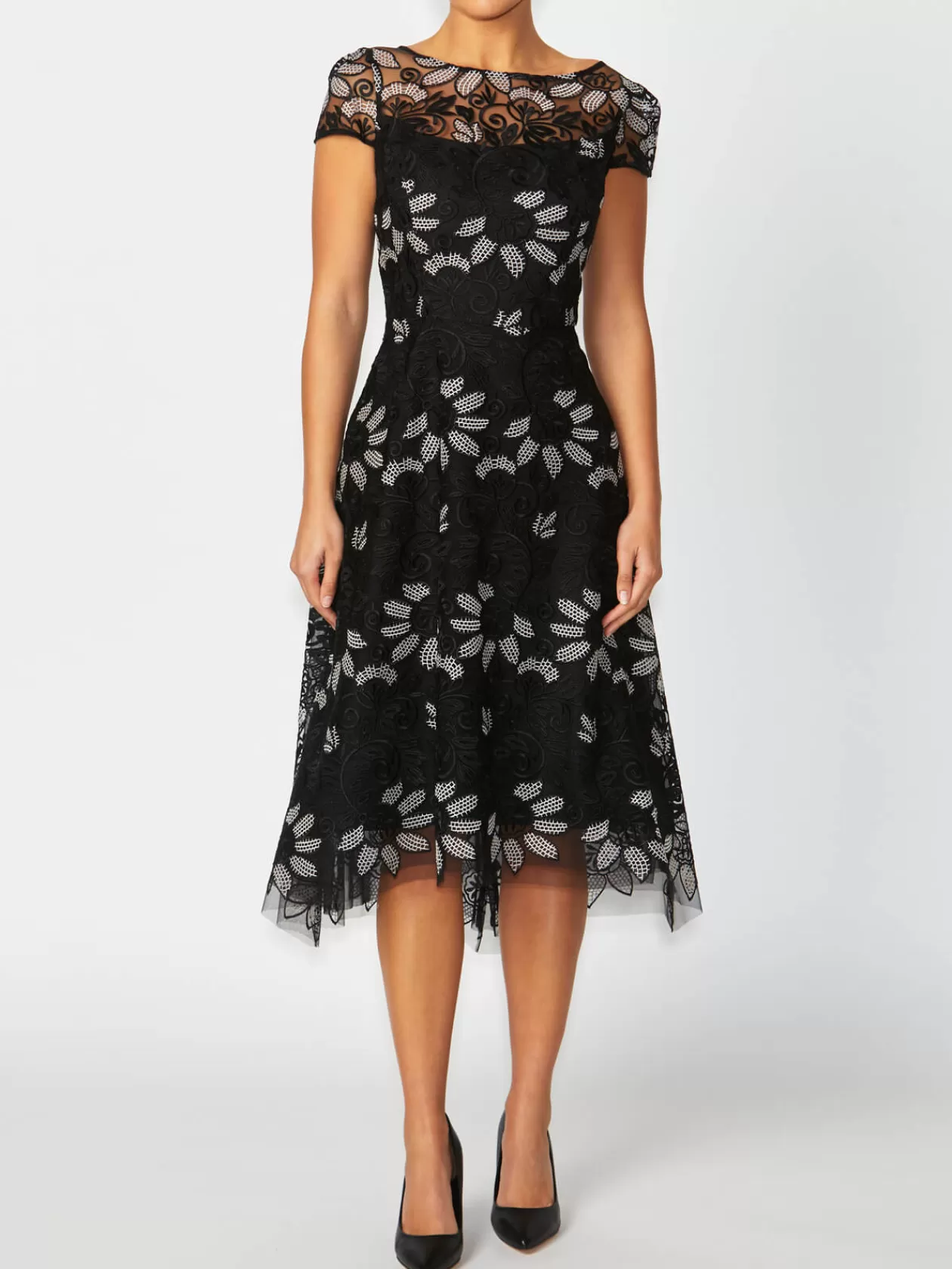 Mother Of The Bride | Event Dresses<Anthea Crawford Stellar Embroidered A-Line Dress Black