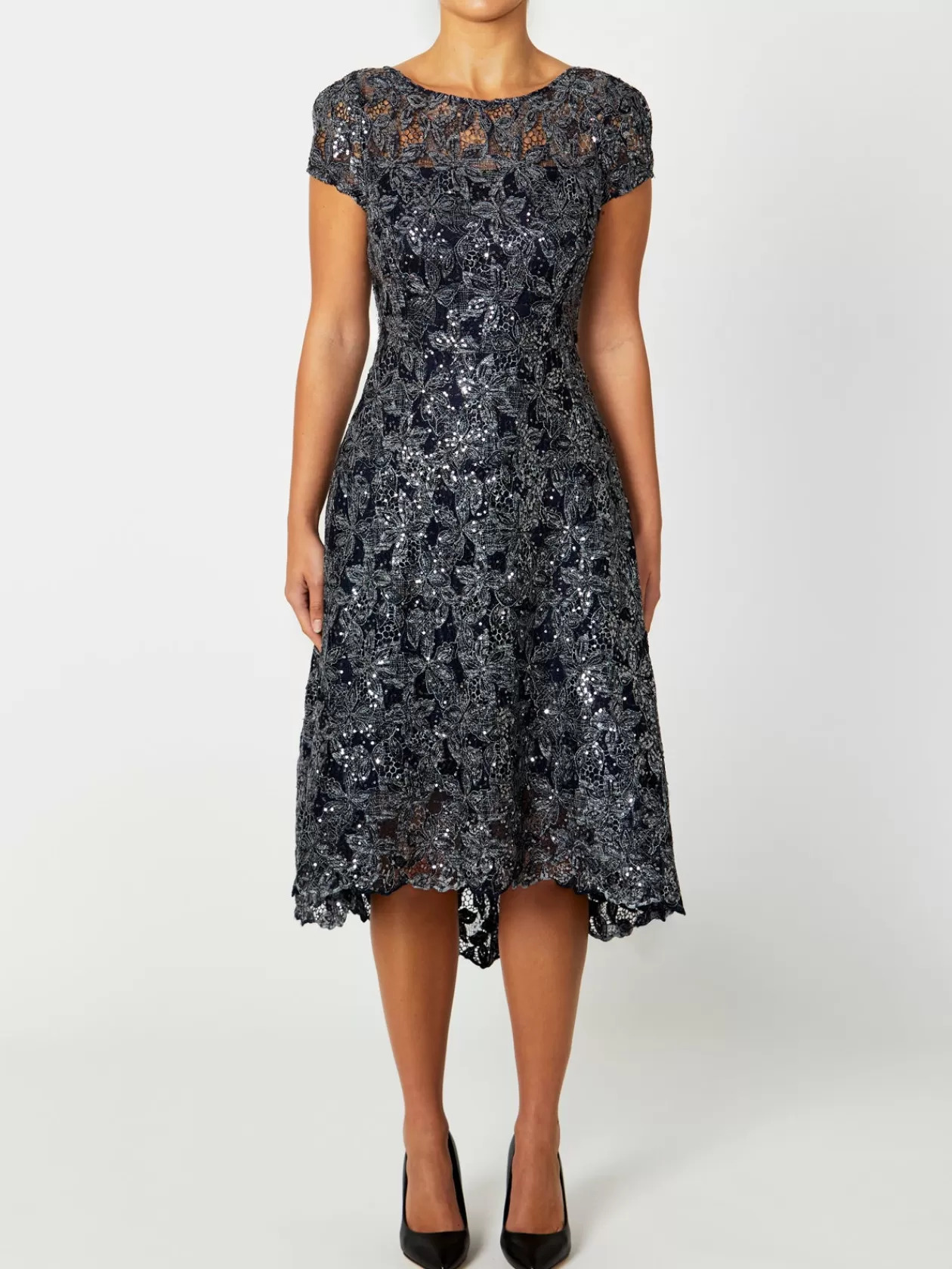 Mother Of The Bride | Event Dresses<Anthea Crawford Stellar Sequin A-Line Dress Navy