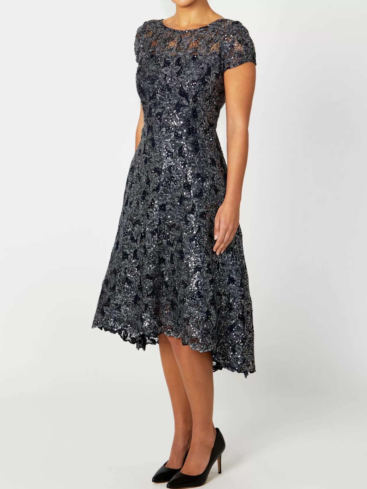 Mother Of The Bride | Event Dresses<Anthea Crawford Stellar Sequin A-Line Dress Navy