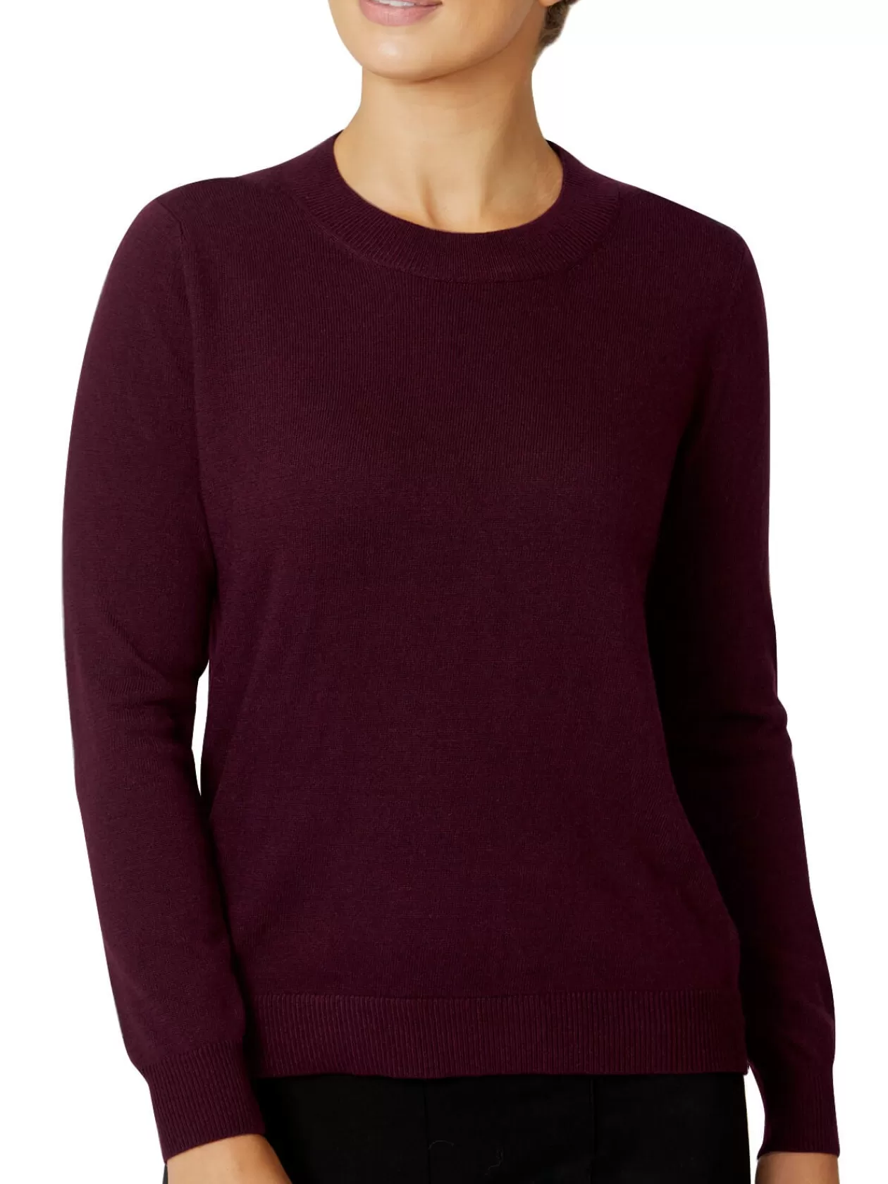 Knitwear<Anthea Crawford Verna Berry Knit Sweater MARLE BERRY