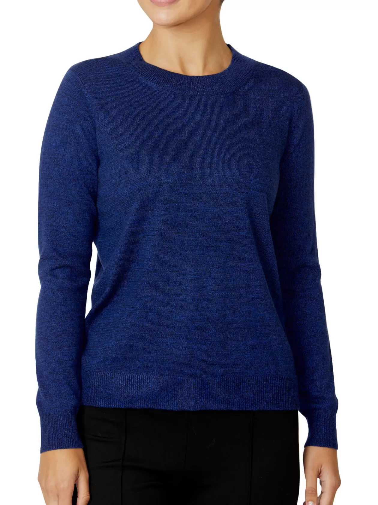 Knitwear<Anthea Crawford Verna Cobalt Knit Sweater MARLE COBALT