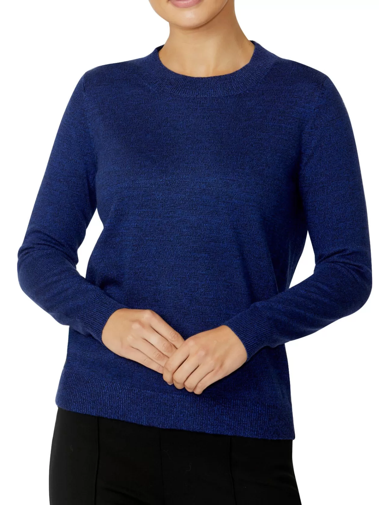 Knitwear<Anthea Crawford Verna Cobalt Knit Sweater MARLE COBALT